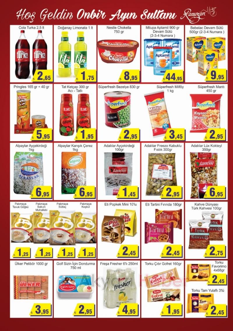 Çetinkaya Marketten Ramazan Ayında Cazip İndirimli Ürünler