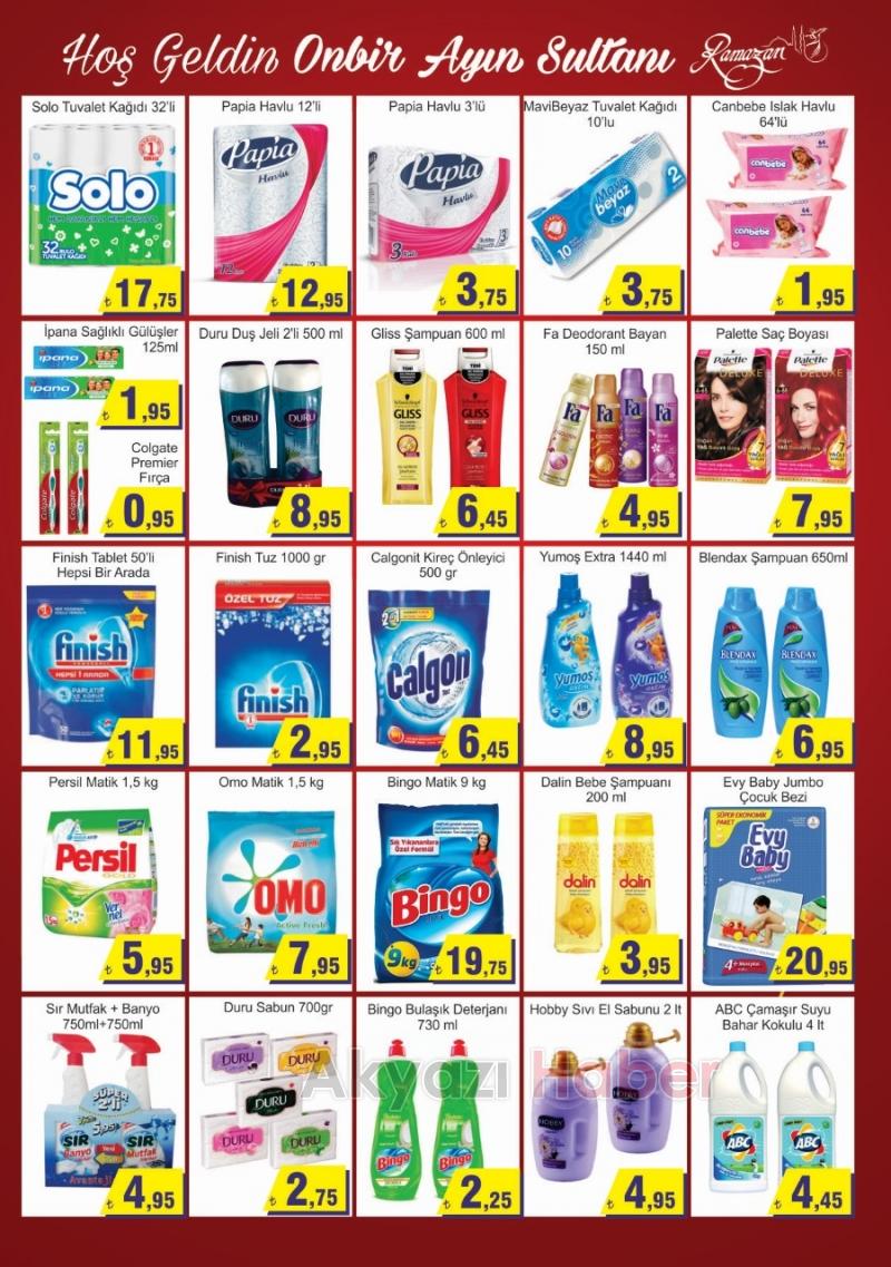 Çetinkaya Marketten Ramazan Ayında Cazip İndirimli Ürünler