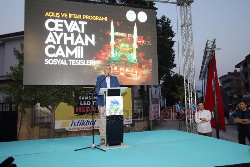 Cevat Ayhan Camii  Sosyal Tesisleri iftar Programıyla Birlikte Açıldı