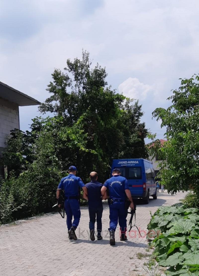 CEZAEVİ FİRARİSİ AKYAZI'DA MISIR TARLASINDA YAKALANDI