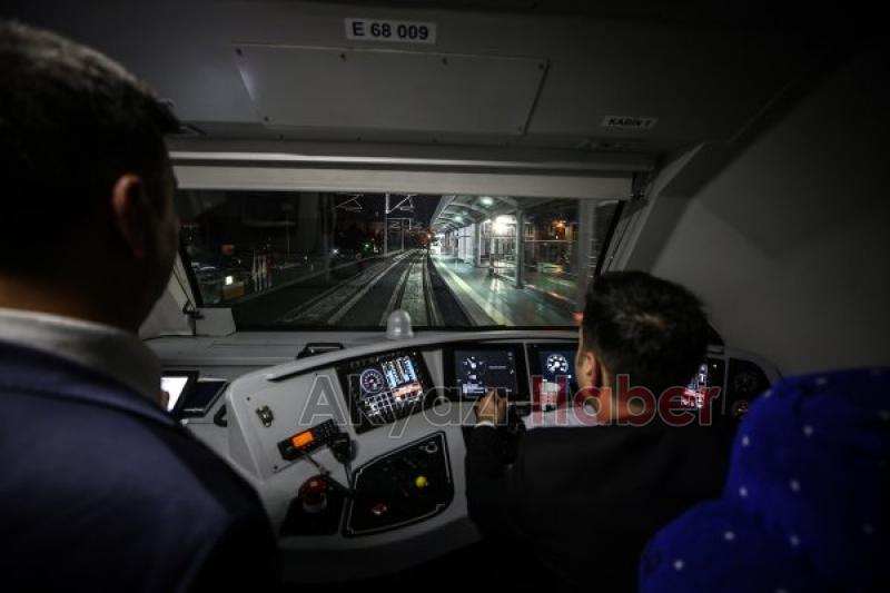 Çinden gelen yük treni Marmaray ile Avrupaya geçti