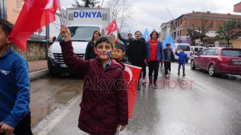 Çinin Doğu Türkistandaki zulmü  Protesto edildi