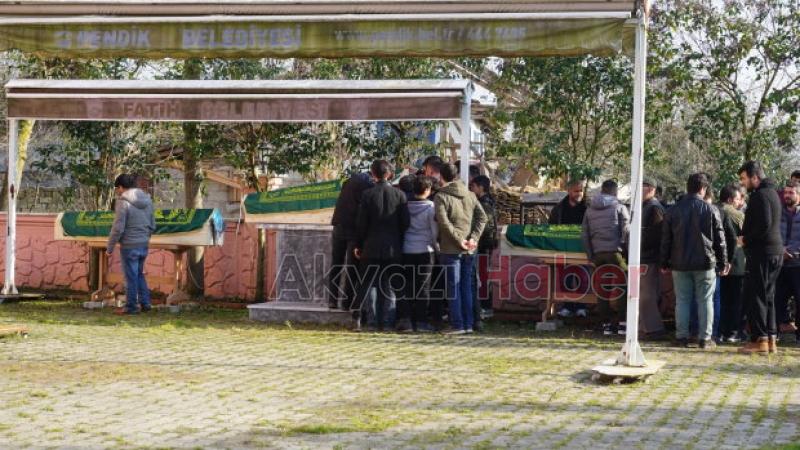  Cinayet kurbanı anne ve iki oğluna Acı veda