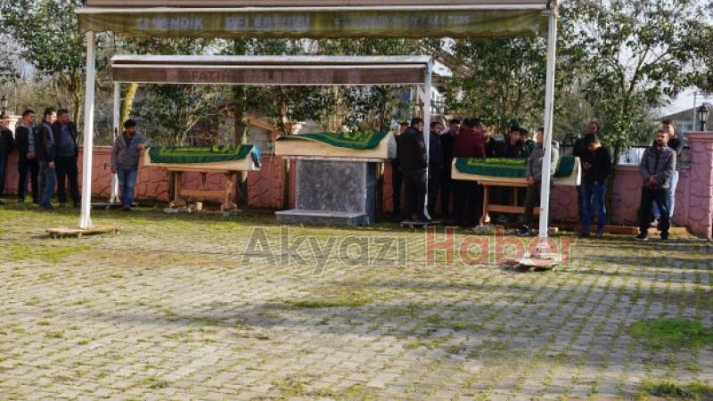  Cinayet kurbanı anne ve iki oğluna Acı veda