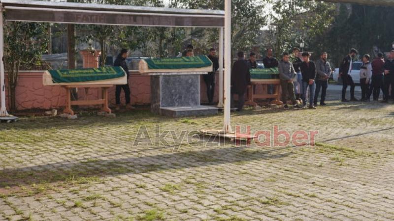  Cinayet kurbanı anne ve iki oğluna Acı veda