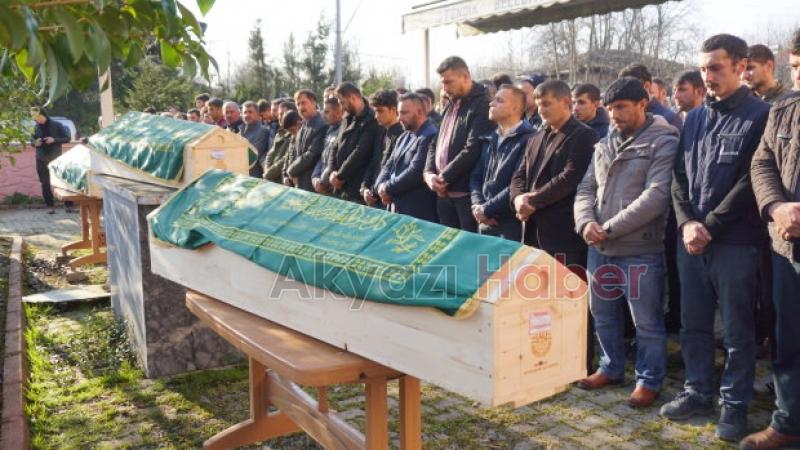  Cinayet kurbanı anne ve iki oğluna Acı veda