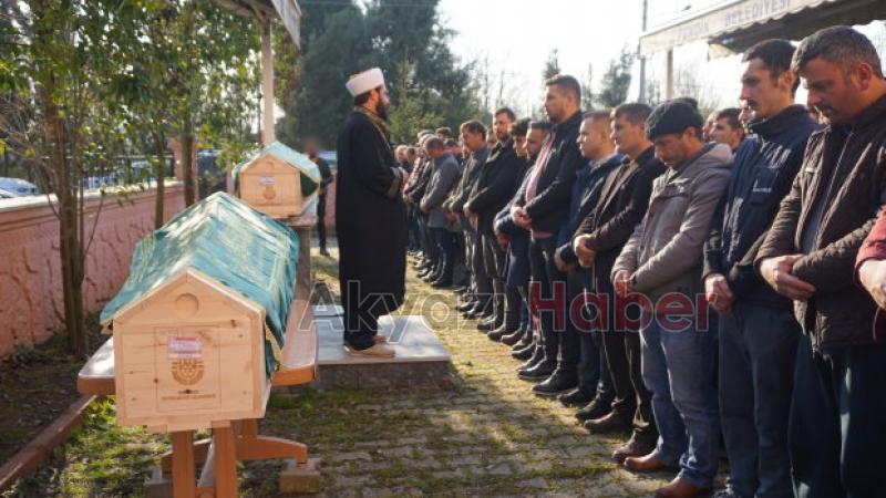  Cinayet kurbanı anne ve iki oğluna Acı veda