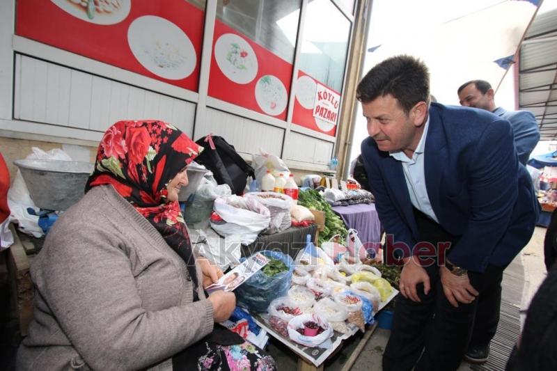 Cumhur İttifakı Adayları Pazar Yeri Esnafıyla Buluştu