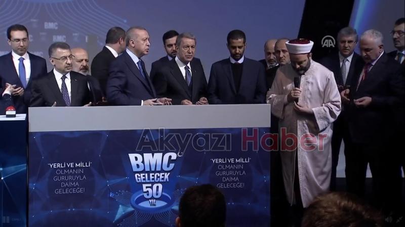 Cumhurbaşkanı BMCnin temelini attı