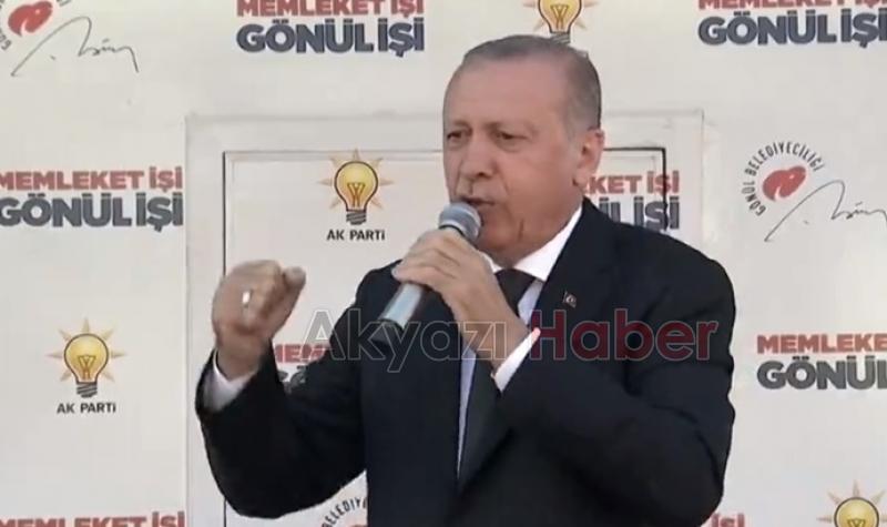 Cumhurbaşkanı Erdoğana Sevgi Seli