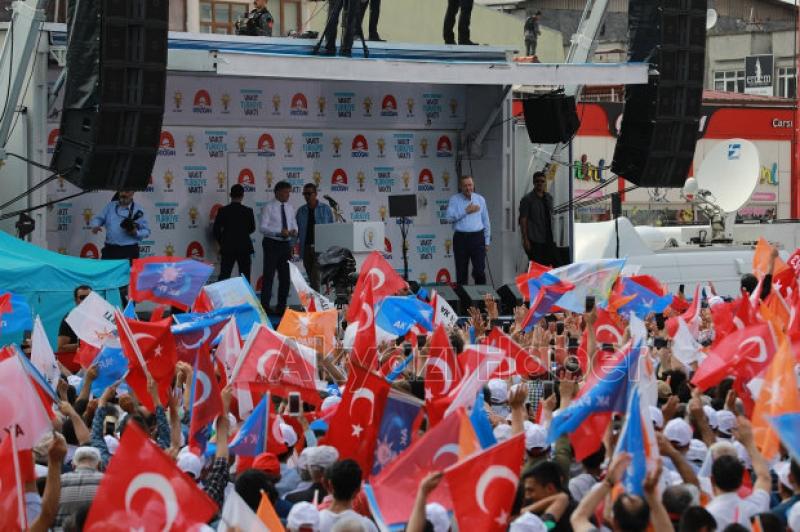 Cumhurbaşkanı Recep Tayyip Erdoğan'ın Sakarya Mitingi