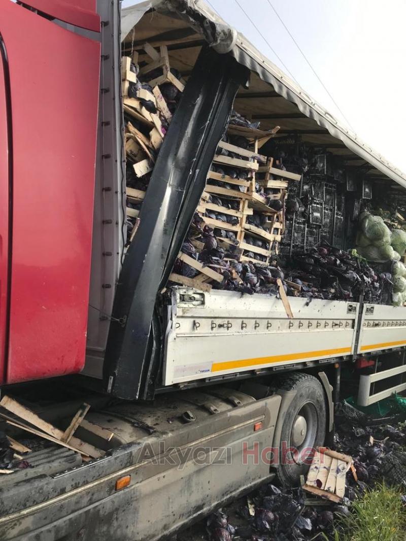 D 100 sabah saatleri Karayolu sebze bahçesine döndü