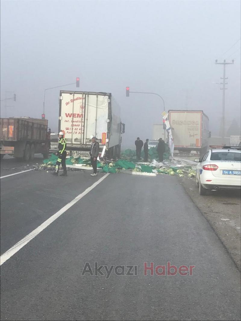 D 100 sabah saatleri Karayolu sebze bahçesine döndü