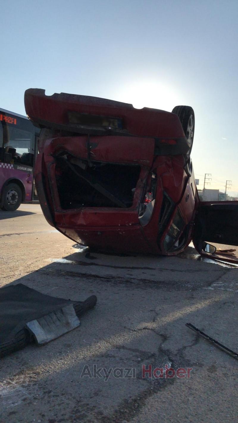 D100de Takla Attı 1 Yaralı