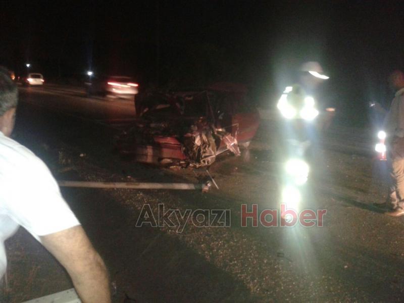 D100 Karayolunda Trafik Kazası 