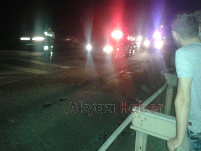 D100 Karayolunda Trafik Kazası 