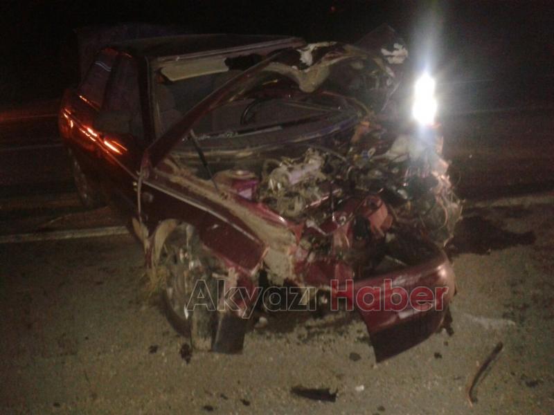 D100 Karayolunda Trafik Kazası 