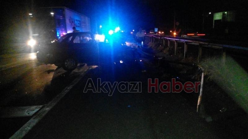 D100 Karayolunda Trafik Kazası 
