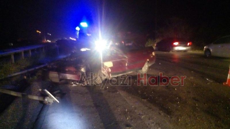 D100 Karayolunda Trafik Kazası 