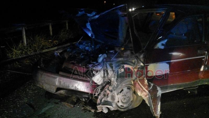 D100 Karayolunda Trafik Kazası 