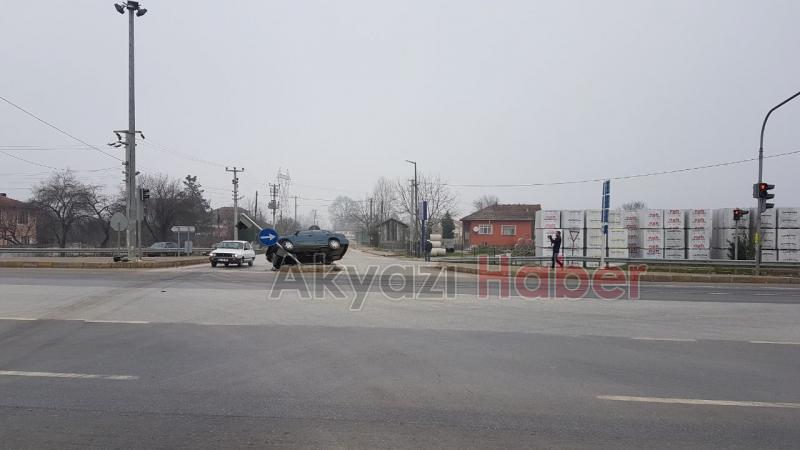 D100 Ormanköy Işıklarında Kaza 