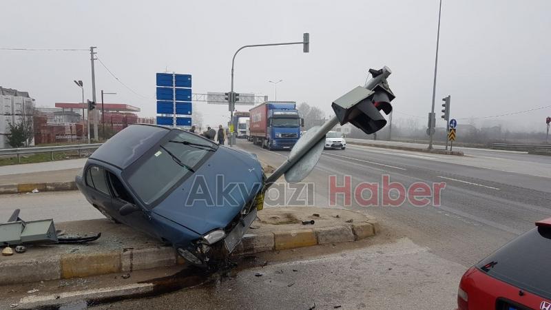 D100 Ormanköy Işıklarında Kaza 