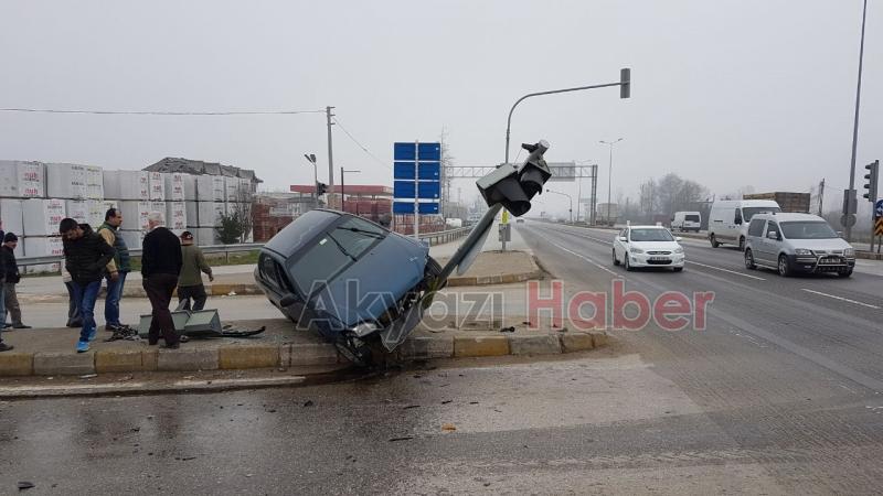 D100 Ormanköy Işıklarında Kaza 