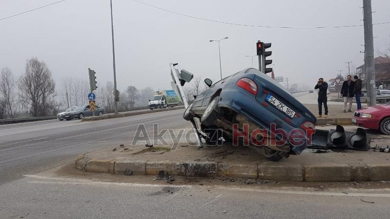 D100 Ormanköy Işıklarında Kaza 