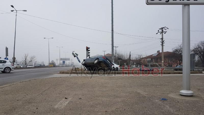 D100 Ormanköy Işıklarında Kaza 