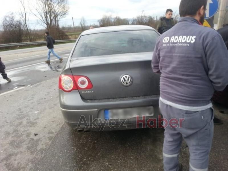 D100 Ormanköy Kavşağında  Işık ihlali kazası