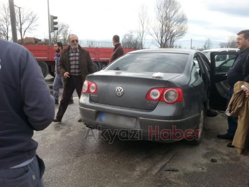 D100 Ormanköy Kavşağında  Işık ihlali kazası