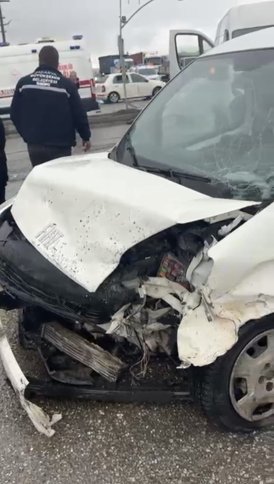 D100 üzerinde feci kaza