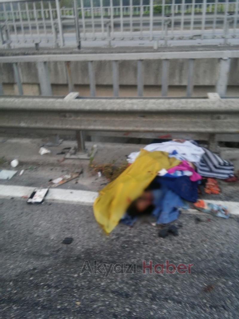 D-100'de Feci Kaza 1 Ölü