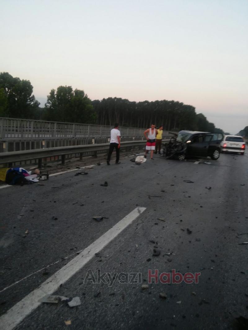 D-100'de Feci Kaza 1 Ölü