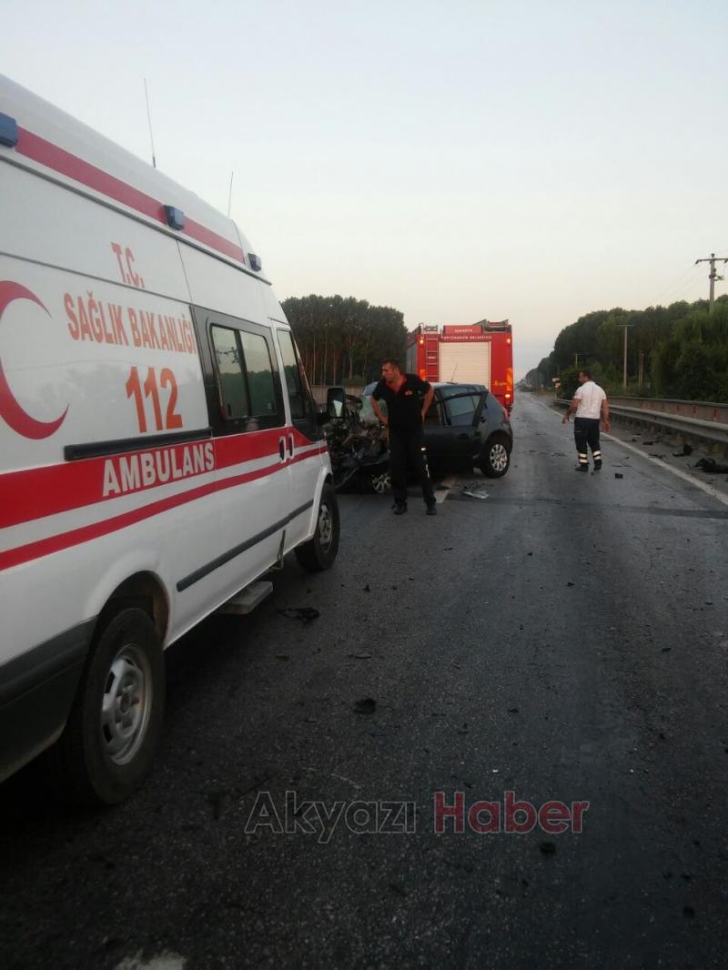 D-100'de Feci Kaza 1 Ölü