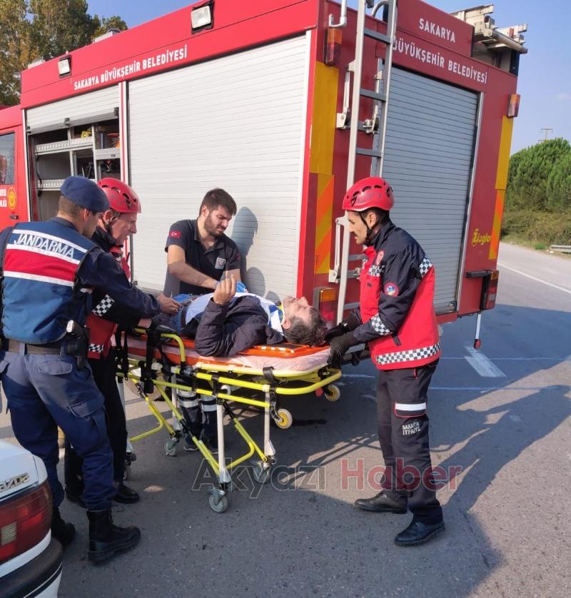 D140 Akyazı Gişelerinde Sıkışmalı Trafik Kazası