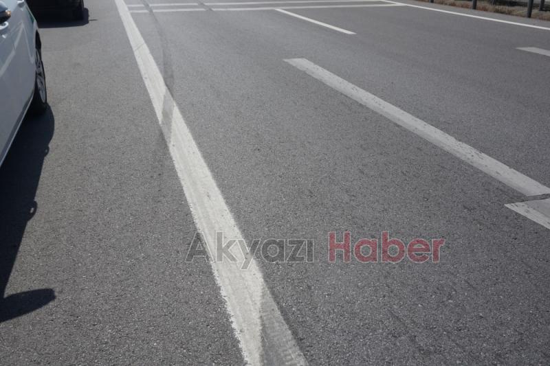 D140 da Direksiyon hakimiyetini kaybetti şarampole uçtu