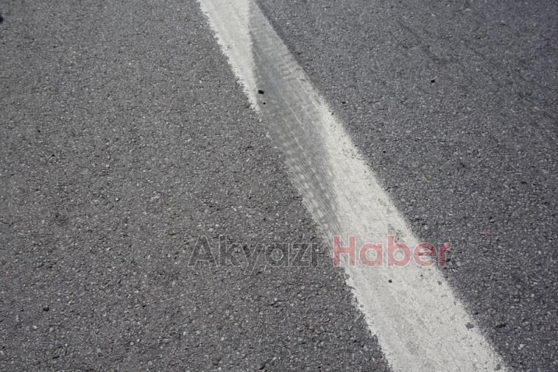 D140 da Direksiyon hakimiyetini kaybetti şarampole uçtu