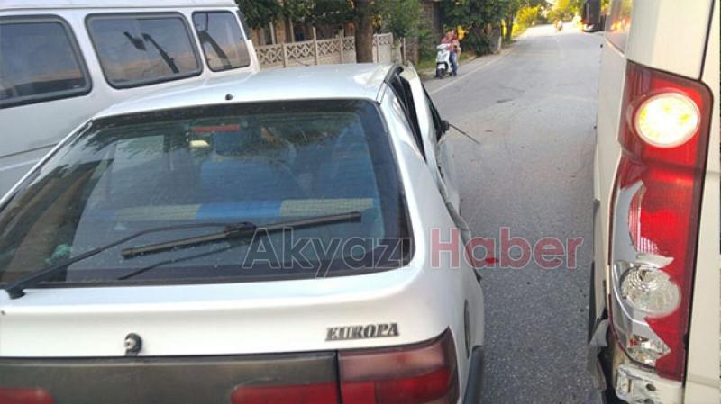 Dalgınız... İftar Saati Maddi Hasarlı Kaza