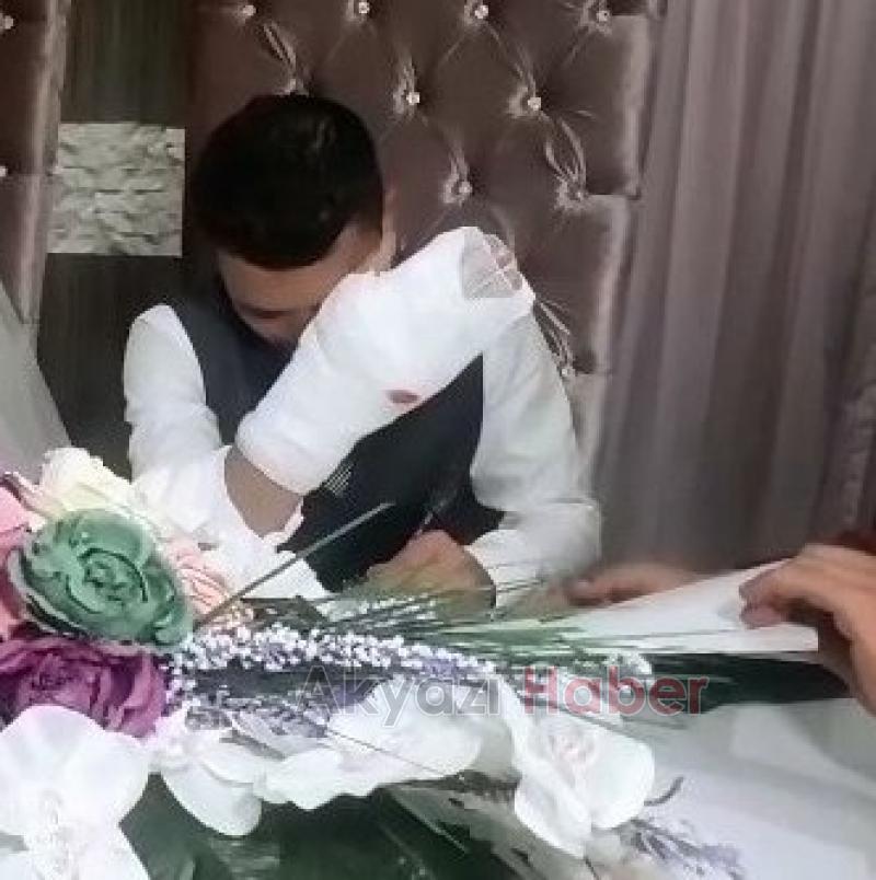 Damat nazara geldi Nikahtan önce parmağını kırdı
