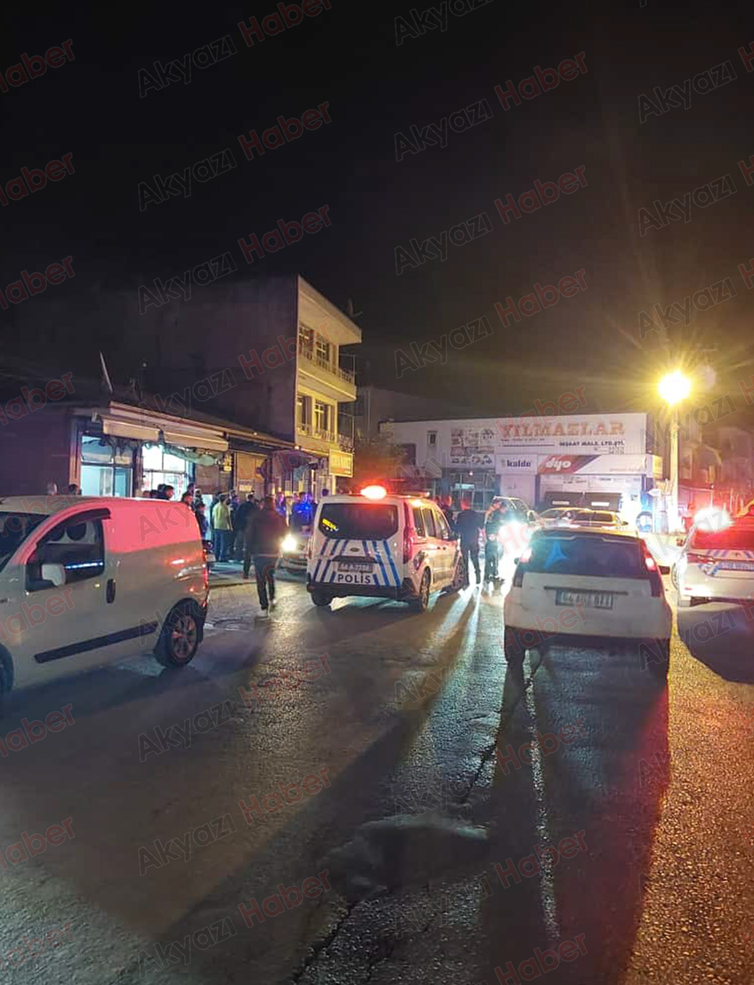Darp edilen kişi hastaneye kaldırıldı