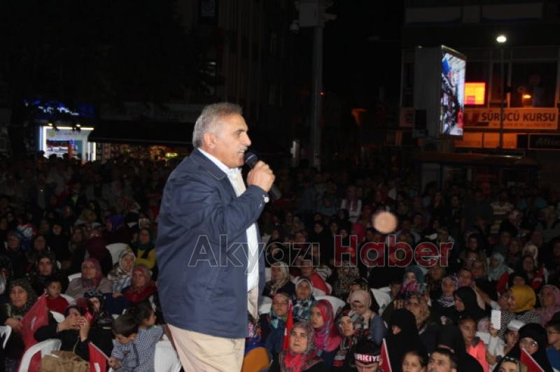 Demokrasi Nöbetinin 7.Gecesinde Ali İnci Akyazılılara Seslendi