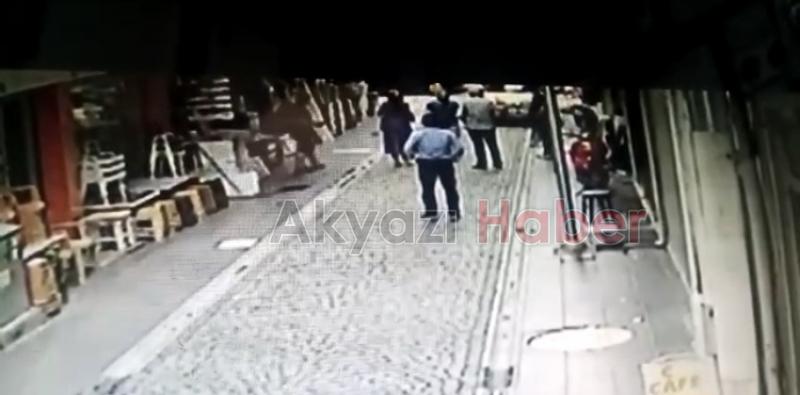Deprem anındaki panik kamerada