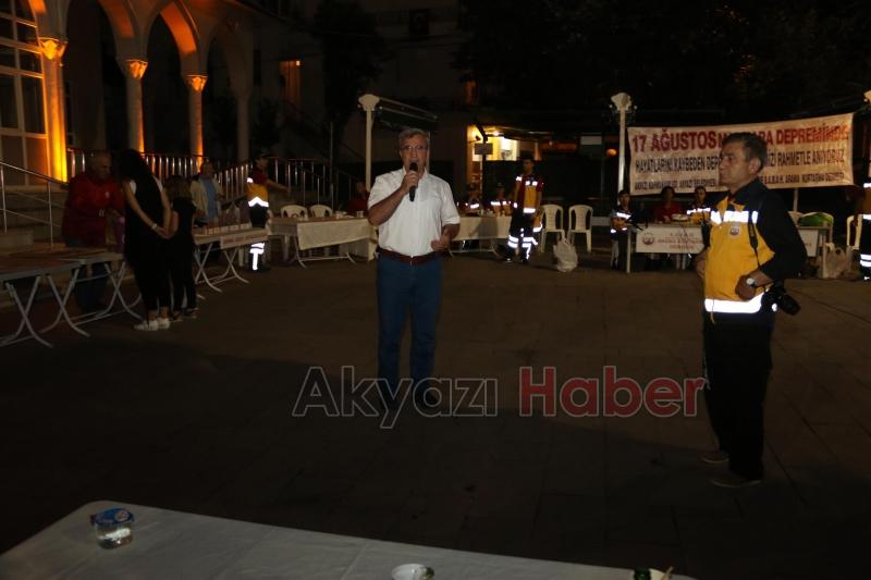 Deprem ve Deprem Şehitleri Anıldı