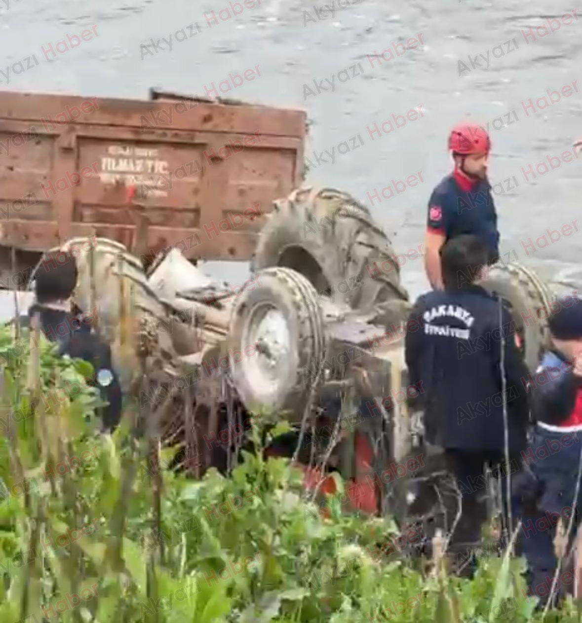 Dere kenarında feci ölüm