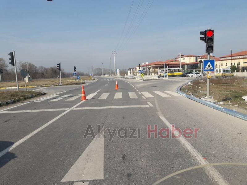 Devlet Hastanesi Kavşağına Trafik Lambaları Koyuldu