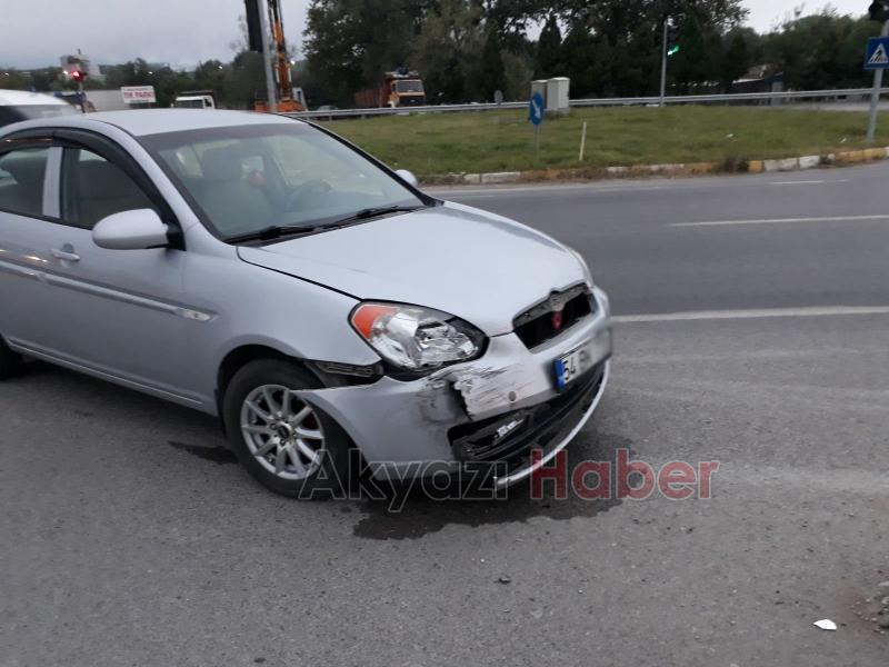 Devlet Hastanesi Kavşağında Kaza