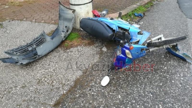 Dikkatsizlik kazayla sonuçlandı