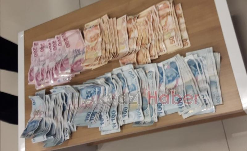 Dilenciden servet çıktı