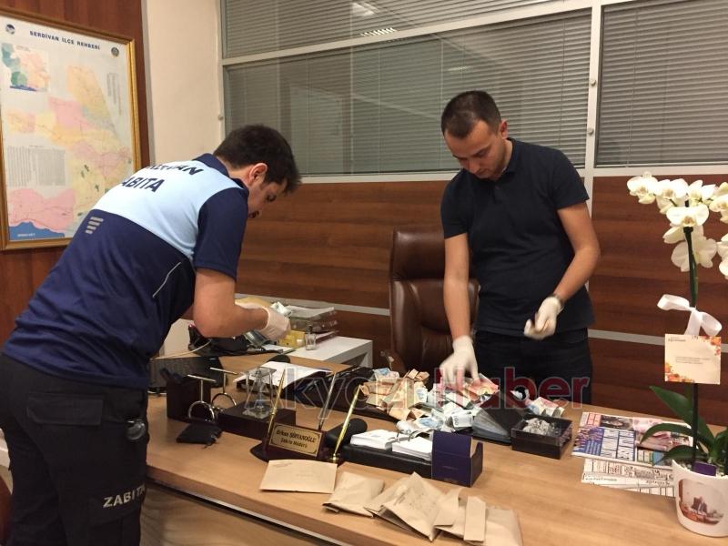 Dilenciden servet çıktı